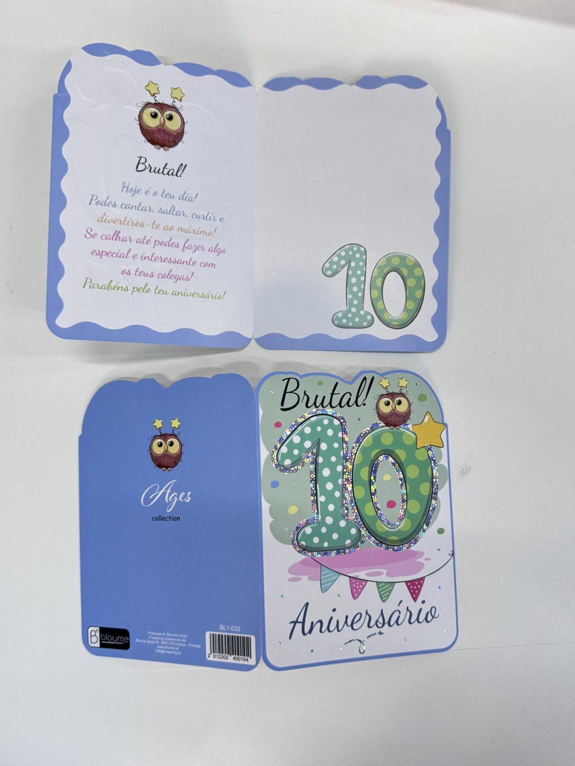 Cartão idade 10